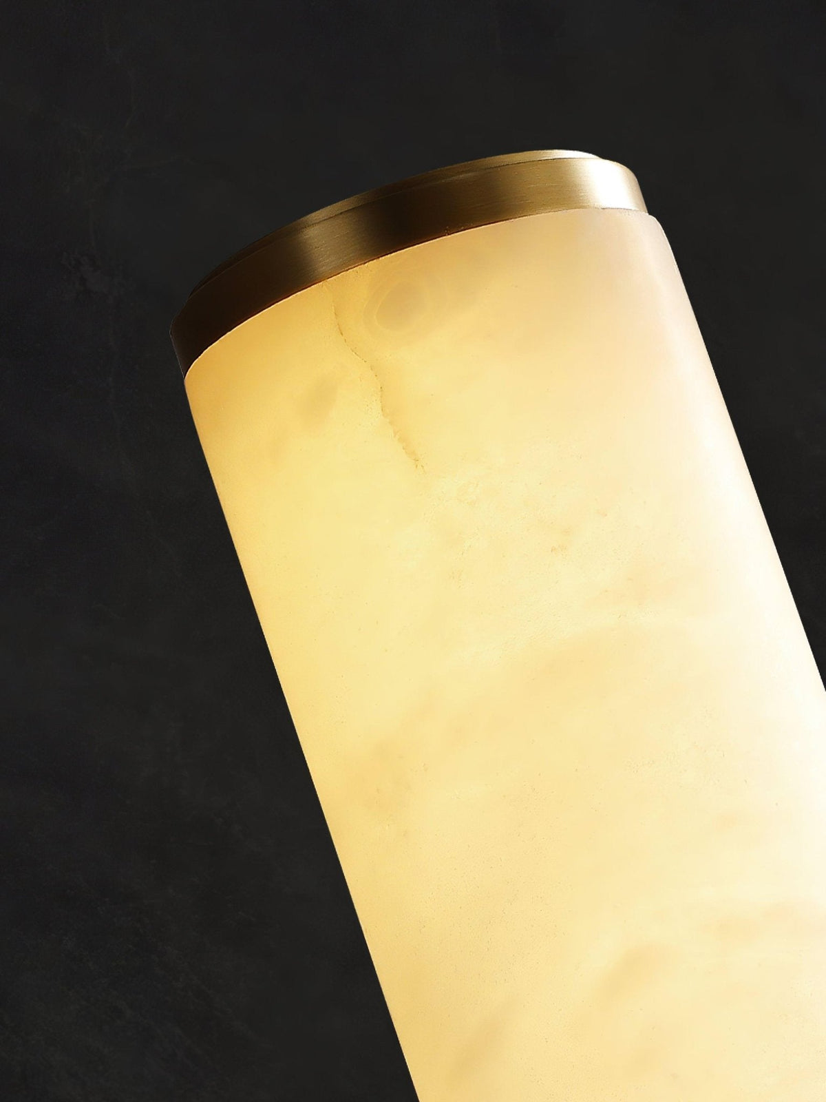Modern Alabaster Tube LED Wall Sconce Light