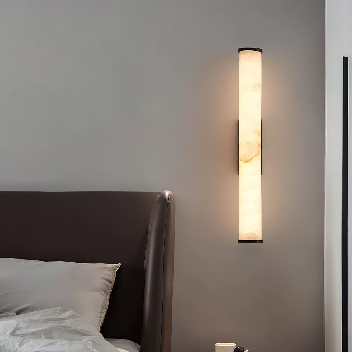 Modern Alabaster Tube LED Wall Sconce Light