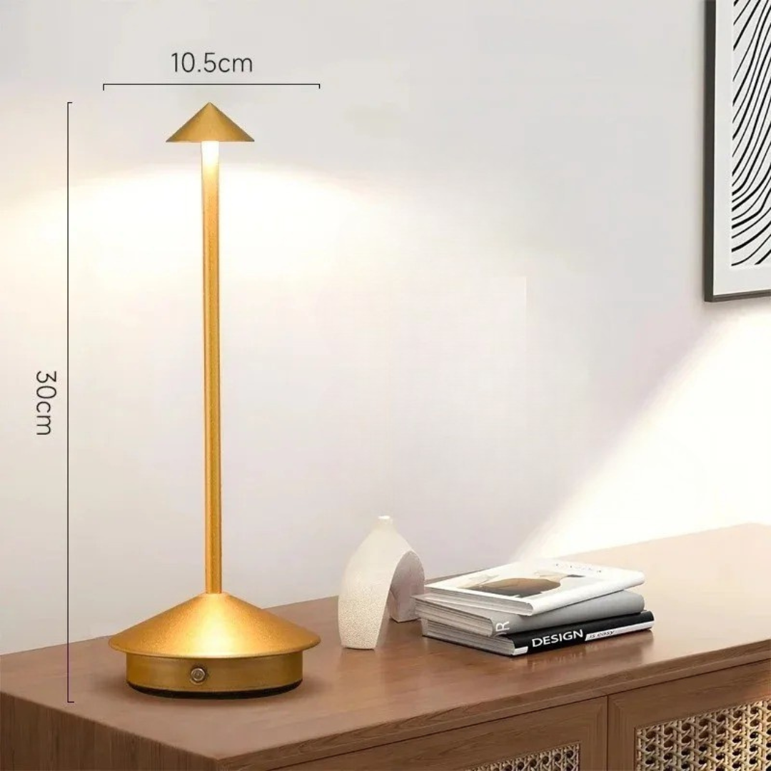 Modern Aluminum Table Lamp with Touch Dimmer