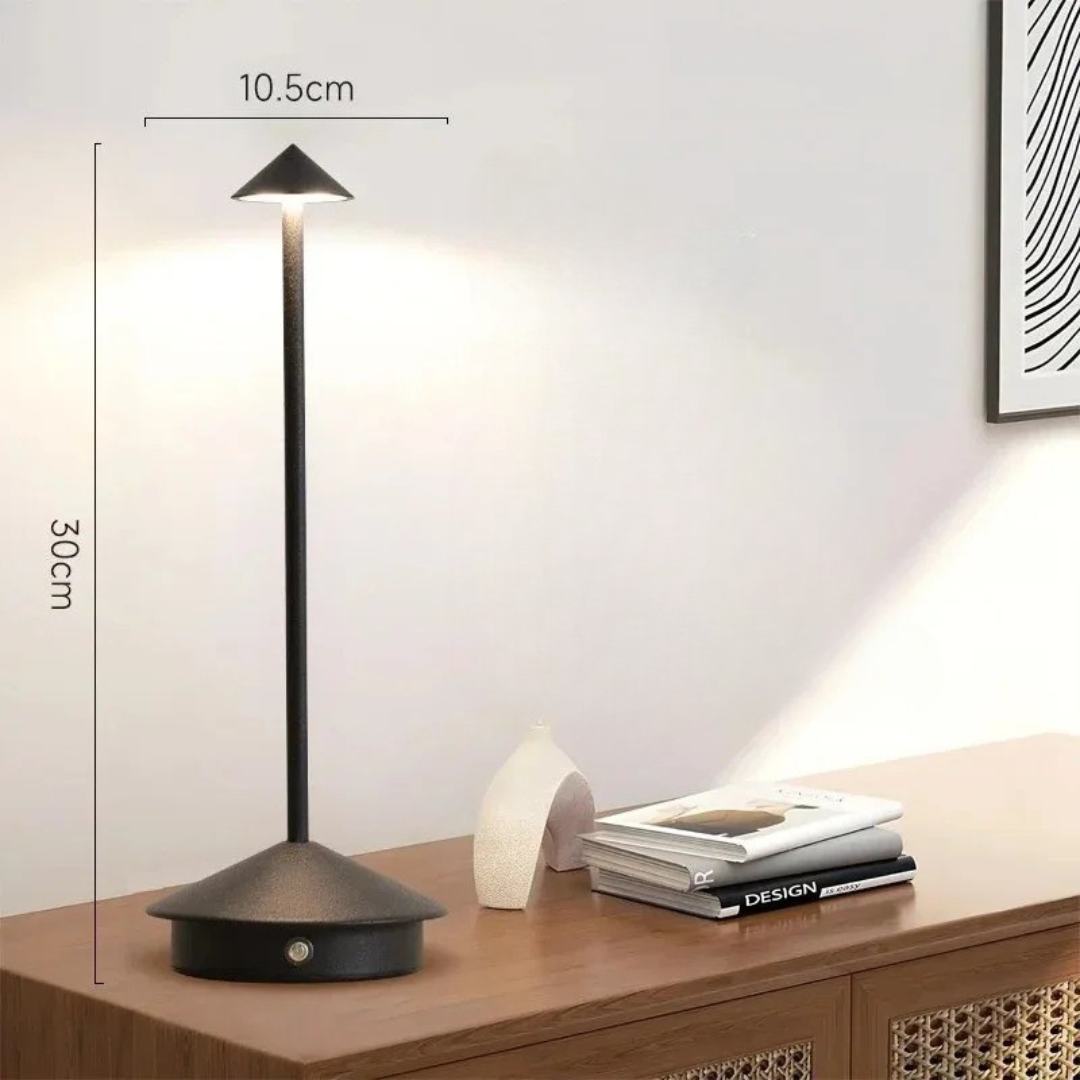 Modern Aluminum Table Lamp with Touch Dimmer