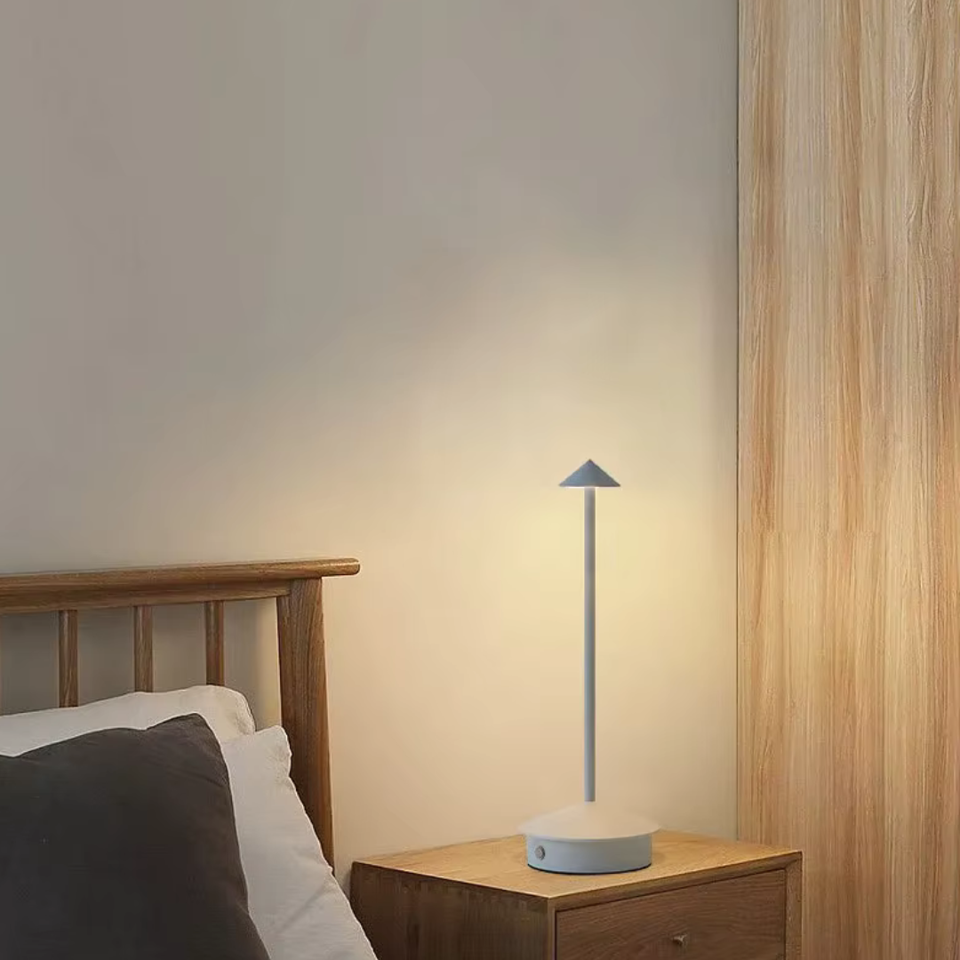 Modern Aluminum Table Lamp with Touch Dimmer