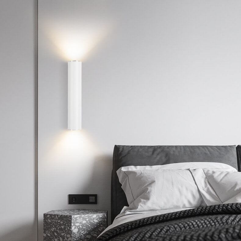 Modern Aluminum Wall Sconce with Up Down Glow