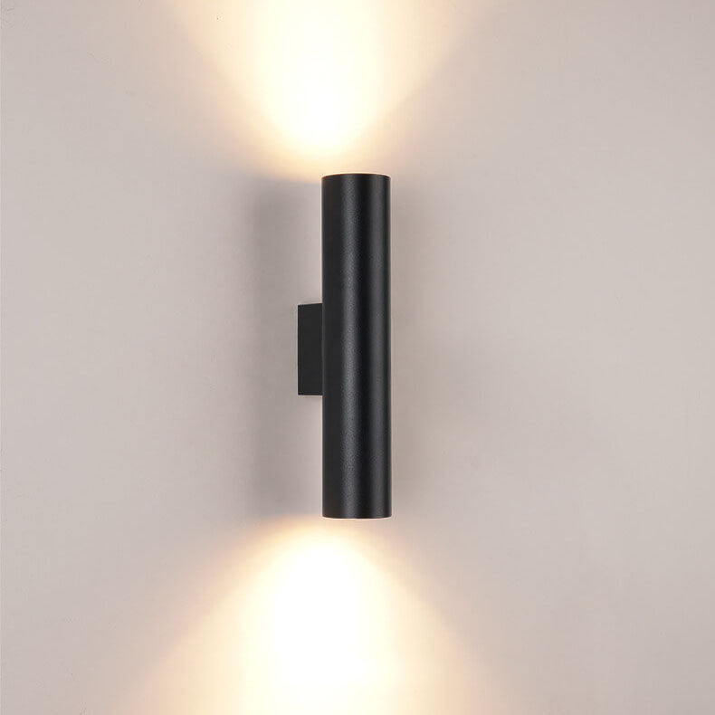 Modern Aluminum Wall Sconce with Up Down Glow