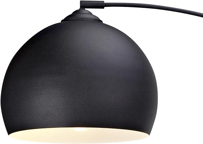 Modern Arc Floor Lamp with Dome Metal Shade