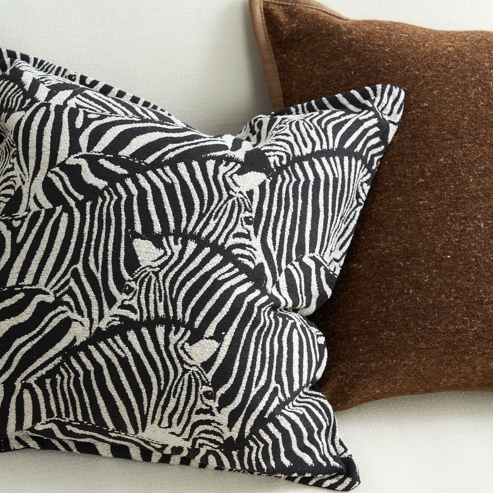 Modern Art Cushion Cover with Hidden Zipper