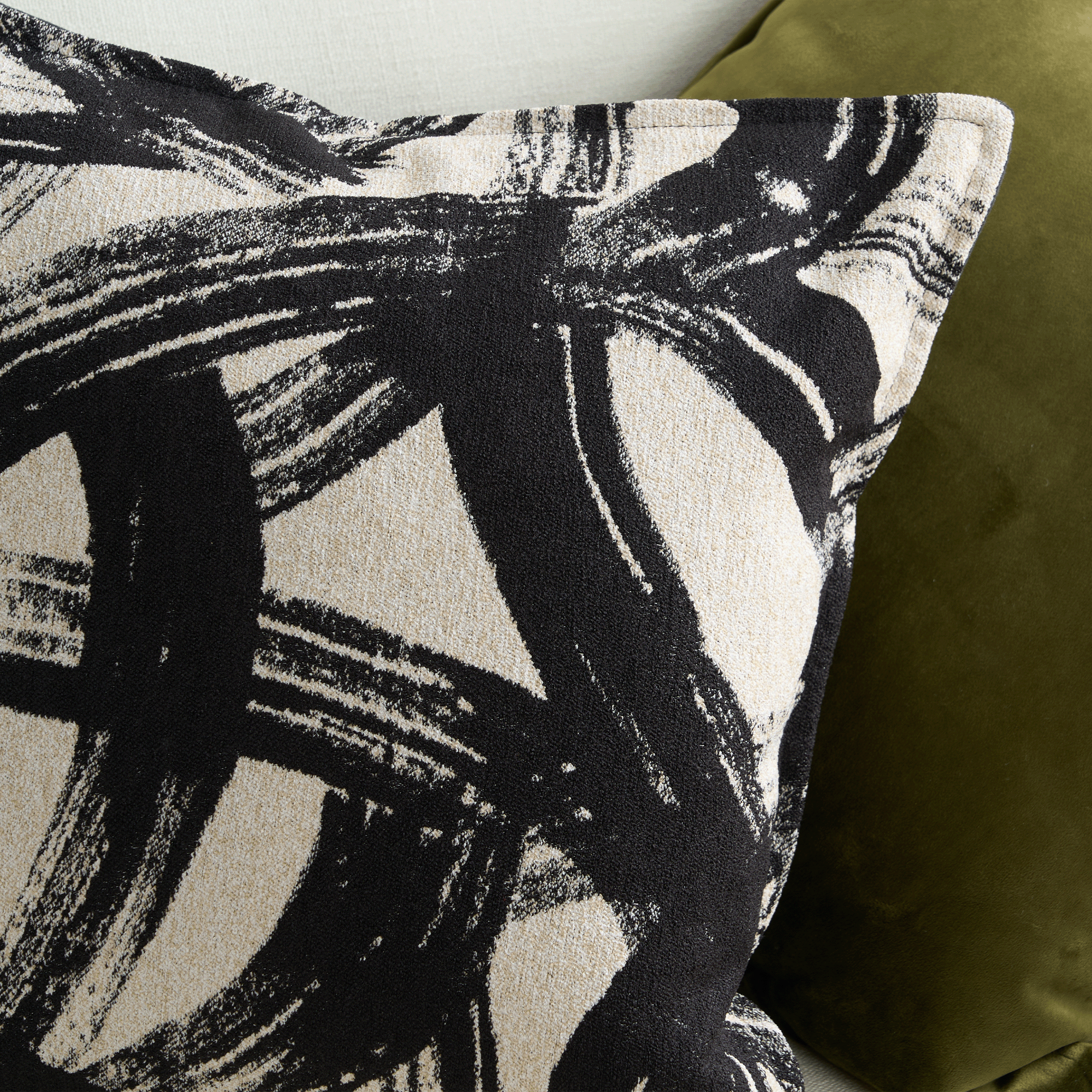 Modern Art Cushion Cover with Hidden Zipper