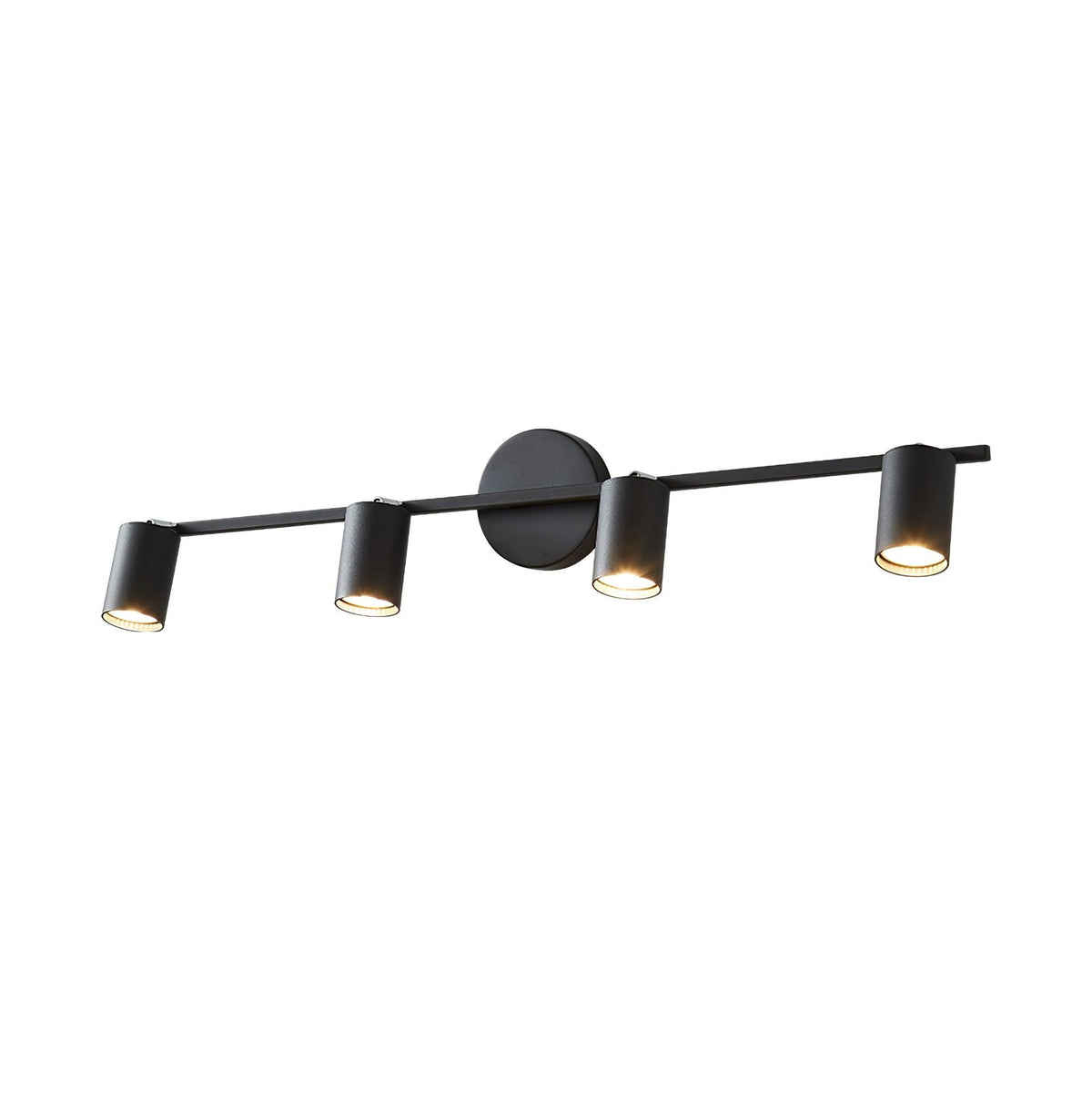 Modern Brass Double Head Wall Spotlight Bar