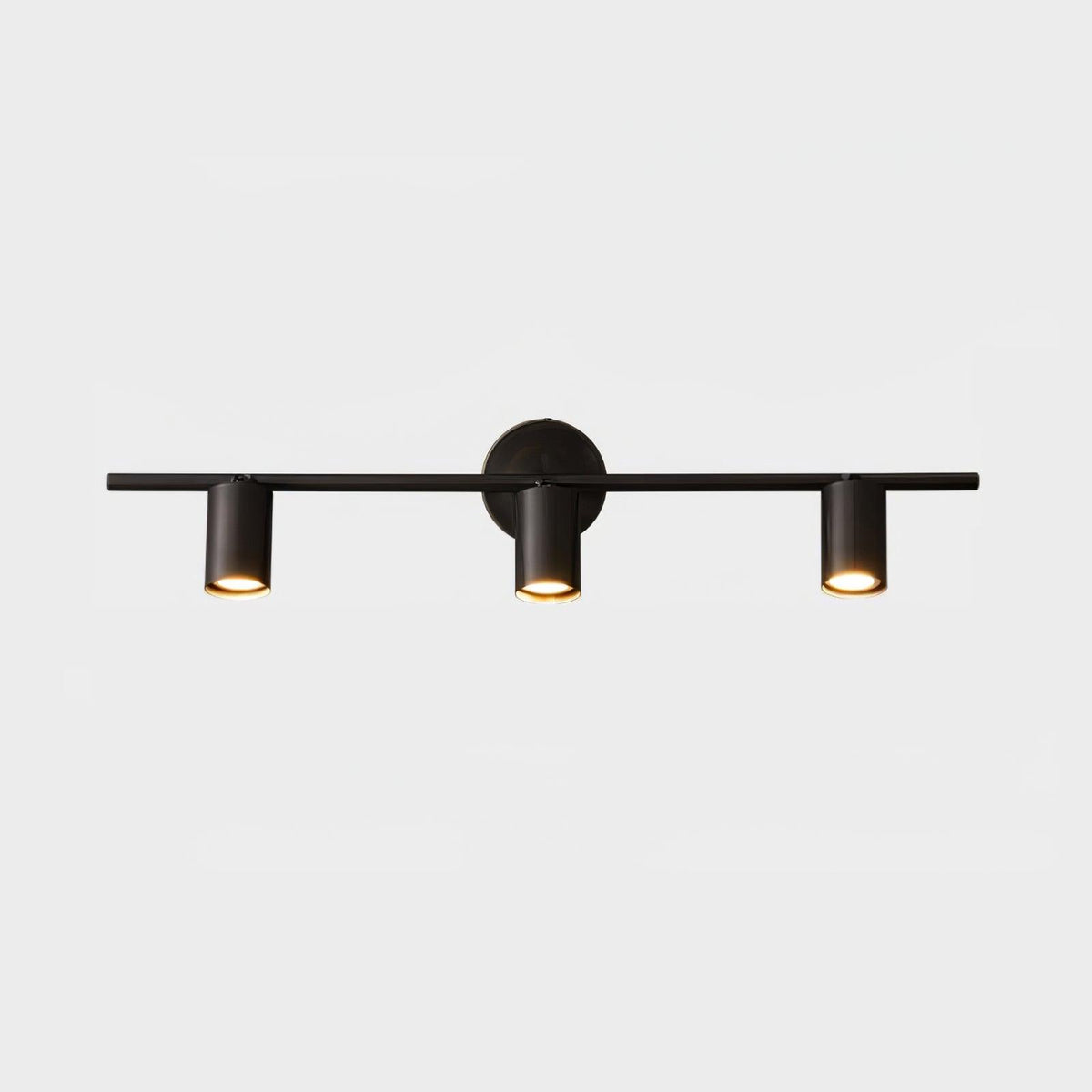 Modern Brass Double Head Wall Spotlight Bar