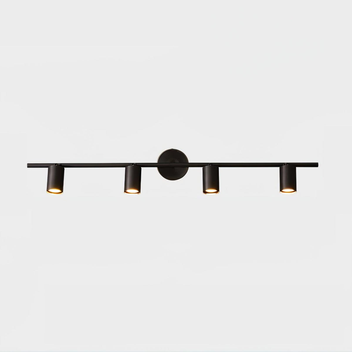 Modern Brass Double Head Wall Spotlight Bar
