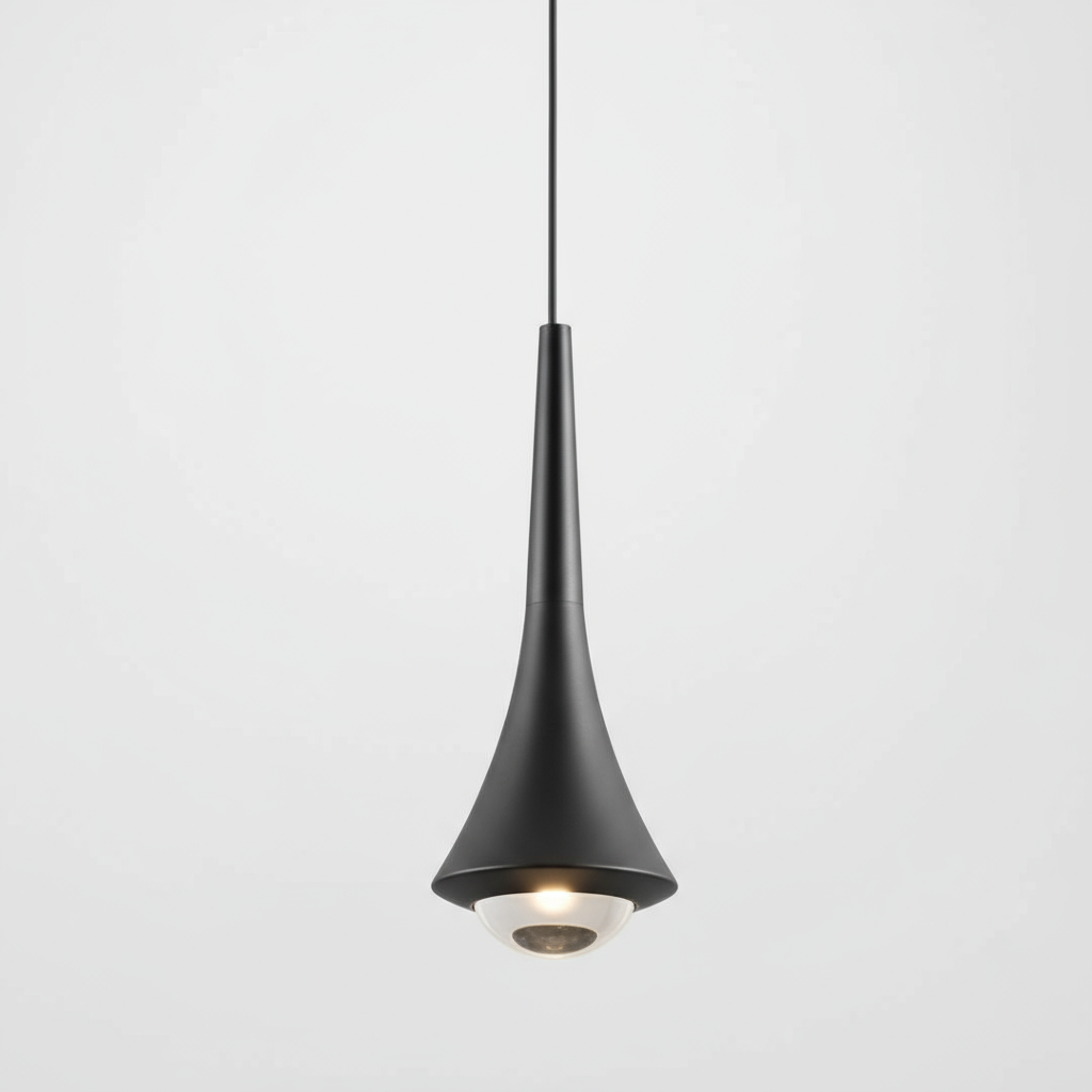 Modern Glass Teardrop LED Pendant Light
