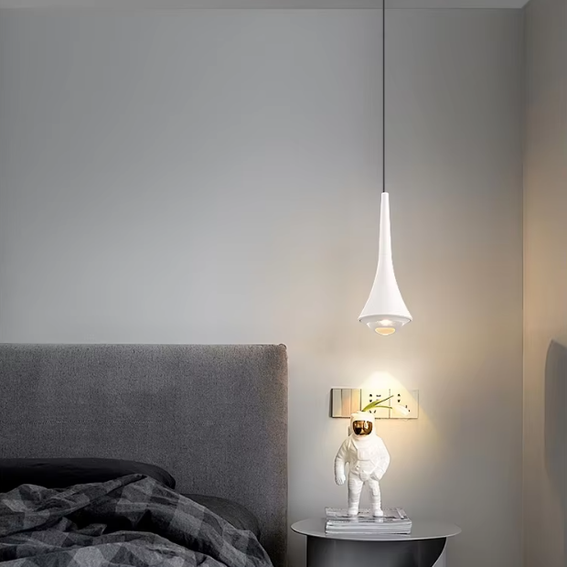 Modern Glass Teardrop LED Pendant Light