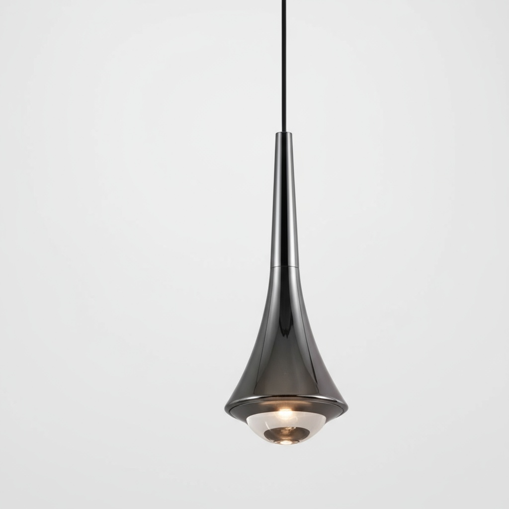 Modern Glass Teardrop LED Pendant Light