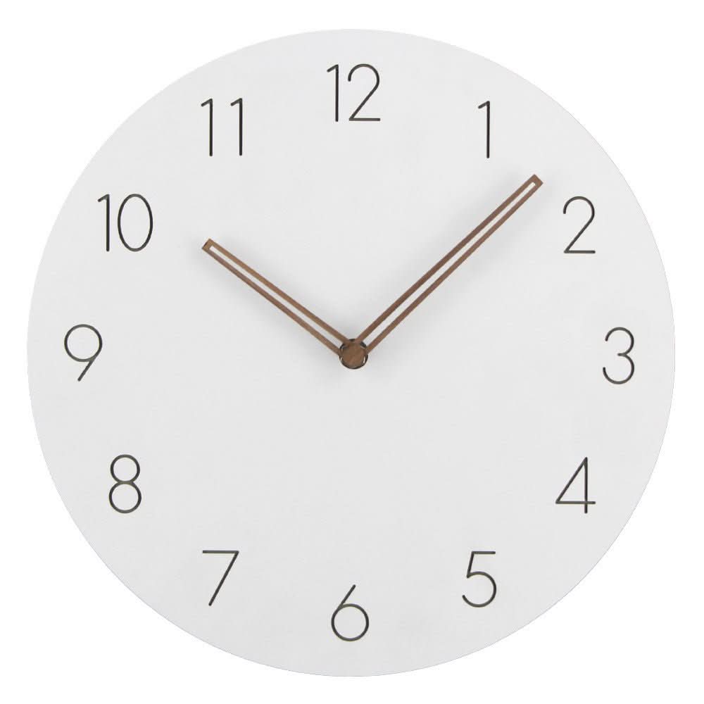 Modern Wood Wall Clock with Silent Movement