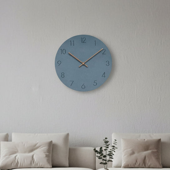 Modern Wood Wall Clock with Silent Movement
