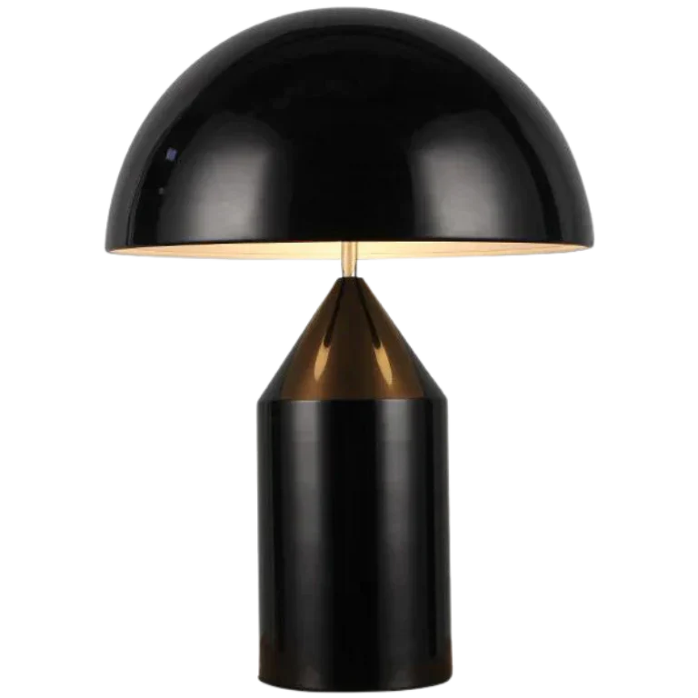 Nordic Brass Dome Table Lamp with 3 Lights