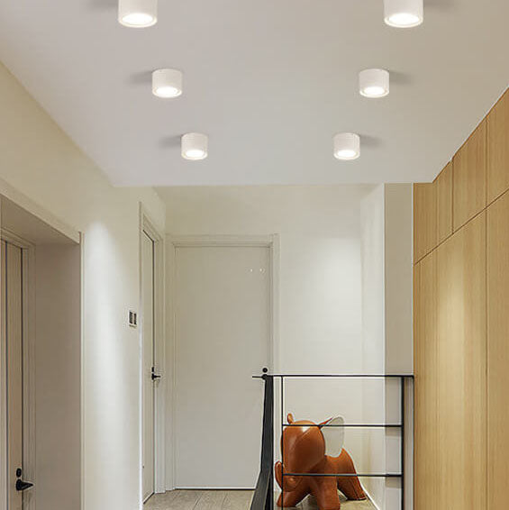 Nordic Cylinder Flush Mount LED Ceiling Light