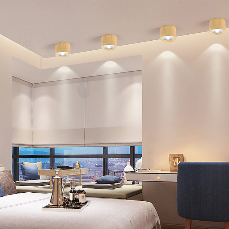 Nordic Cylinder Flush Mount LED Ceiling Light