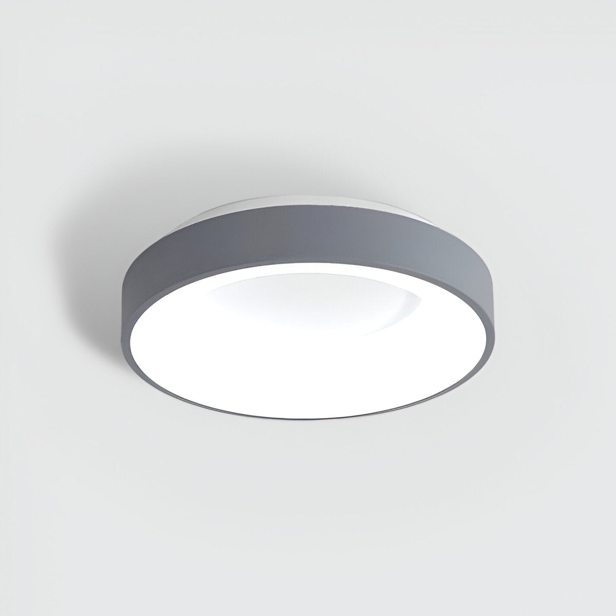 Nordic Round LED Ceiling Light with Soft Halo