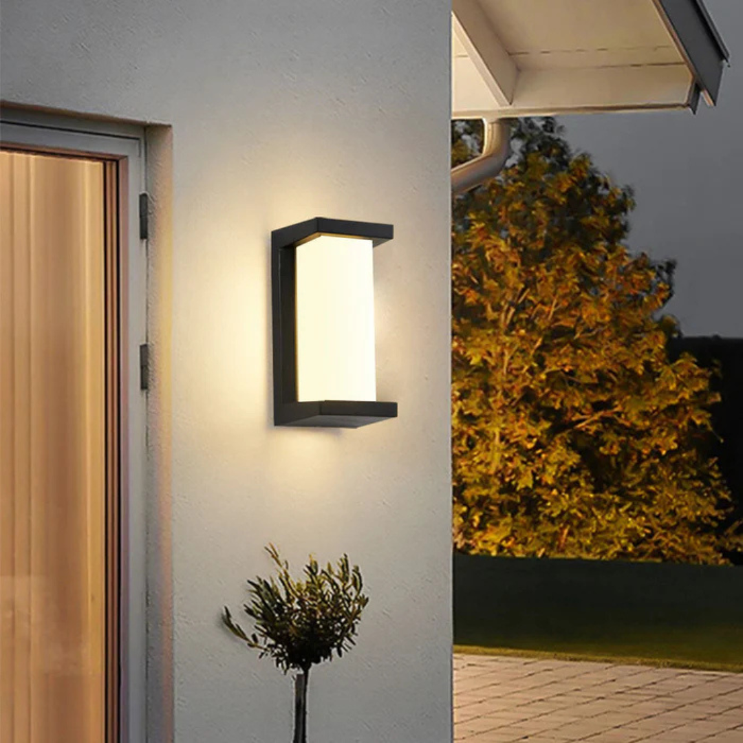 Modern LED Outdoor Wall Light with Motion Sensor
