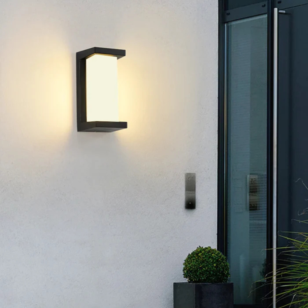 Modern LED Outdoor Wall Light with Motion Sensor