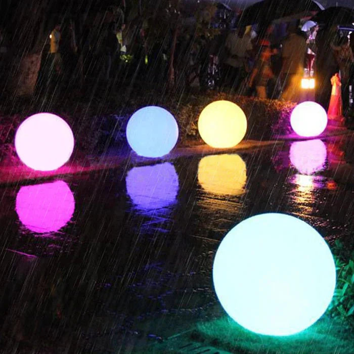 PE Globe LED Light with Remote and 16 Colors