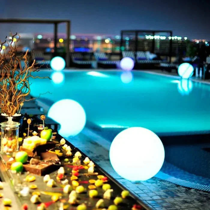 PE Globe LED Light with Remote and 16 Colors