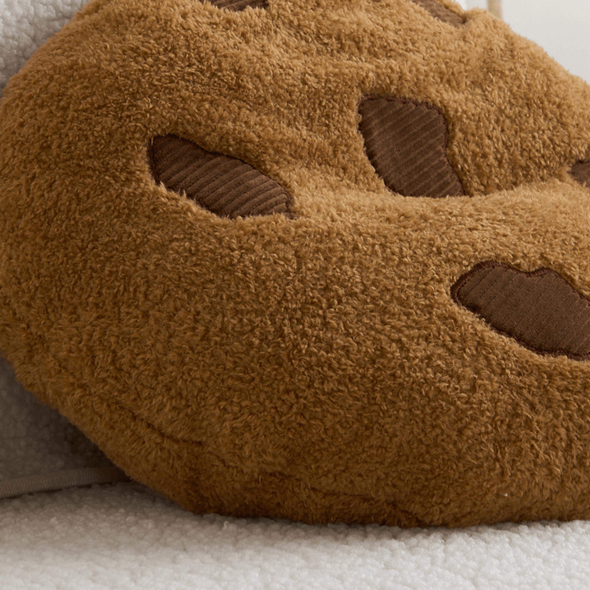 Plush Cookie Throw Pillow with Soft Texture