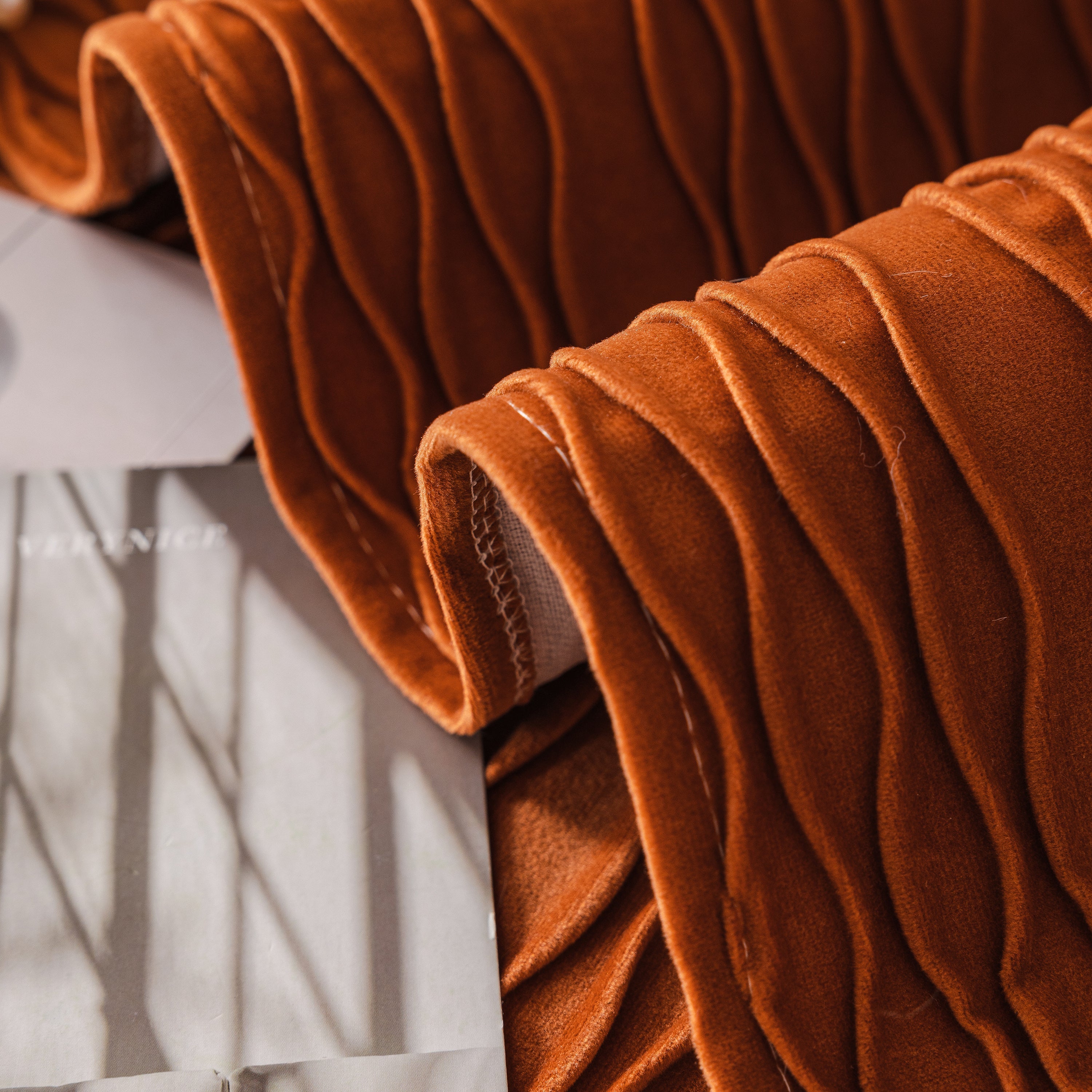 Plush Flannel Sofa Throw with Ruffled Skirt