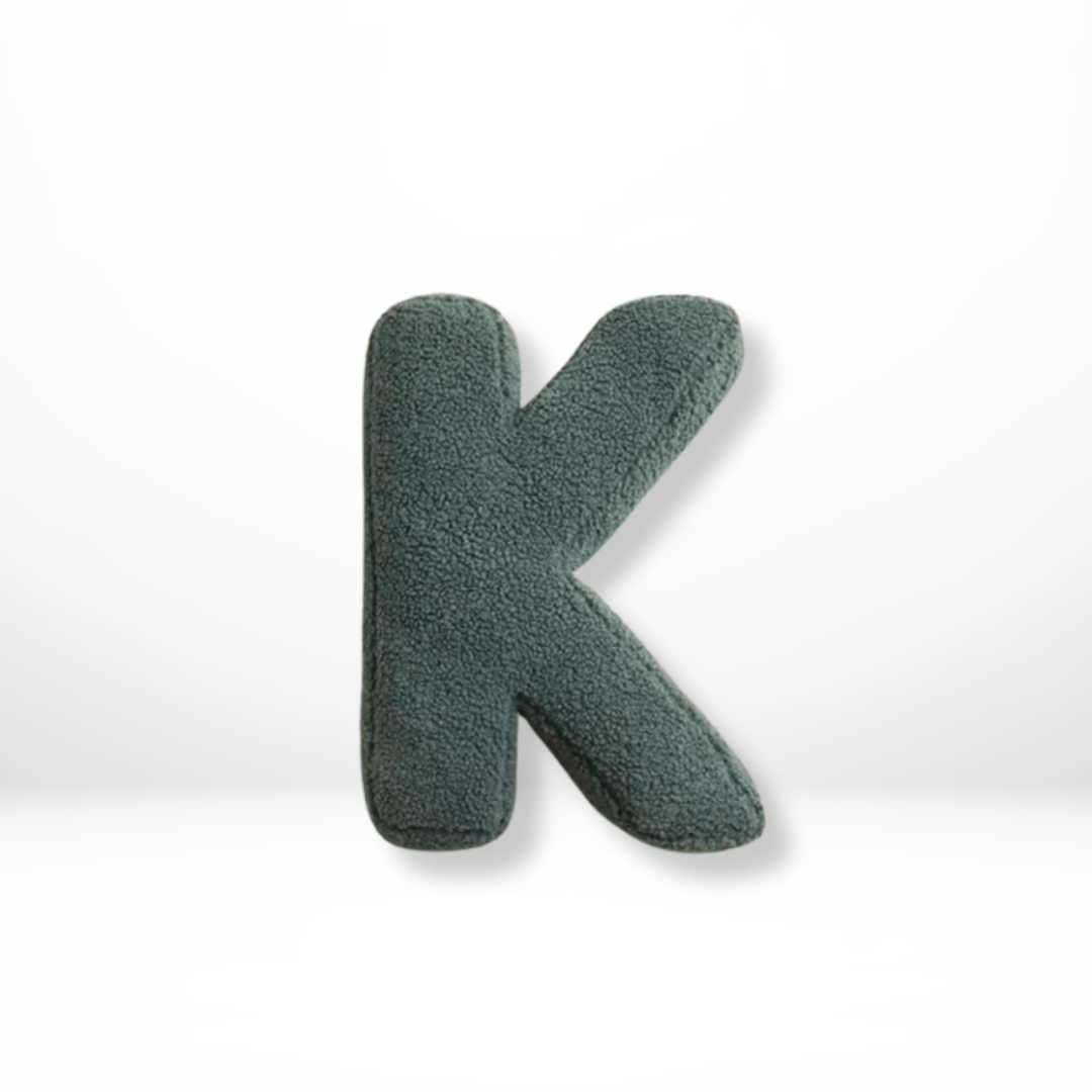 Plush Velvet Letter Cushion with Soft Filling