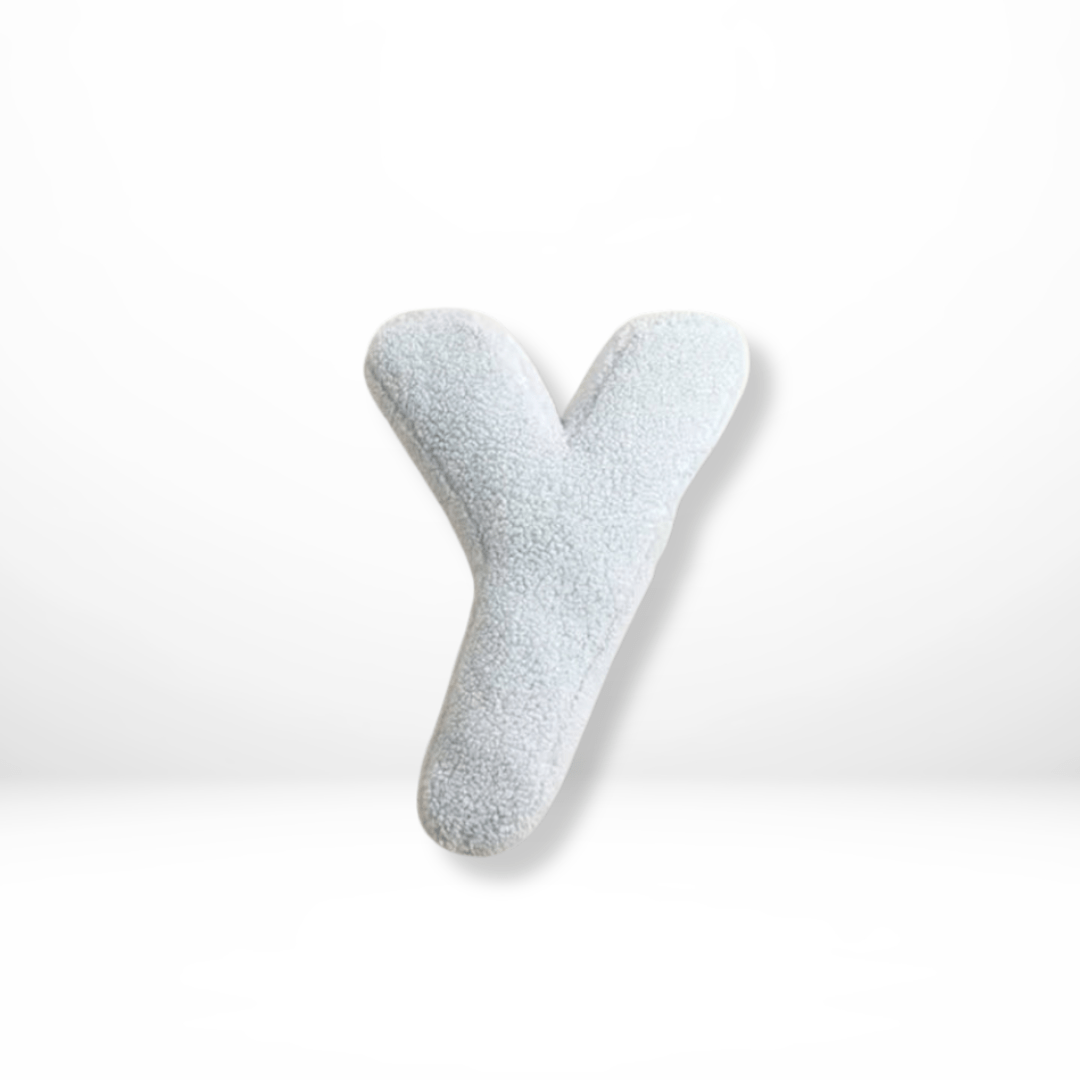 Plush Velvet Letter Cushion with Soft Filling