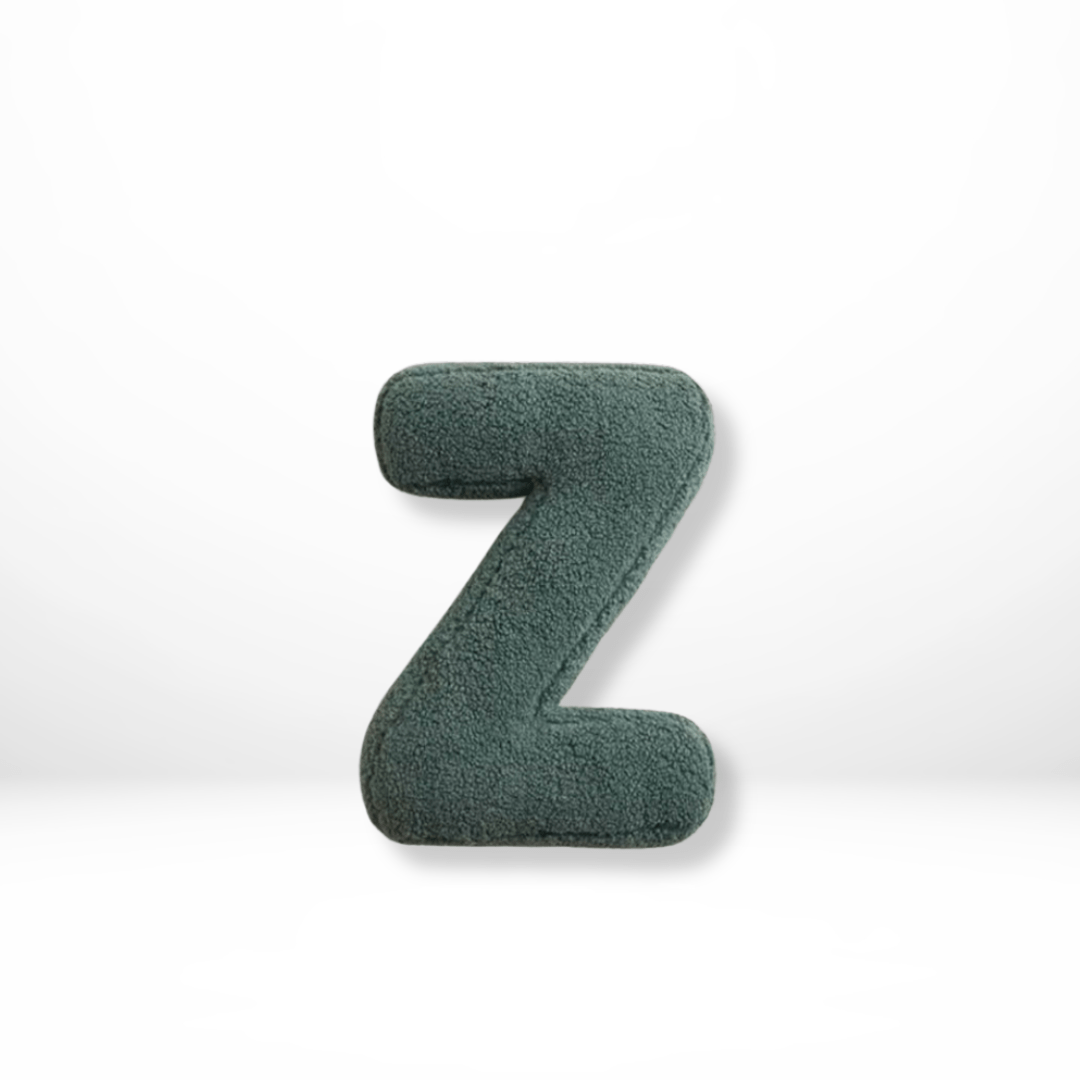 Plush Velvet Letter Cushion with Soft Filling