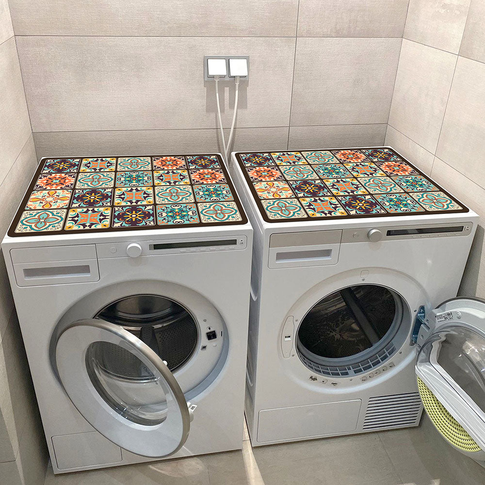 Printed Appliance Mat with Non-Slip Backing