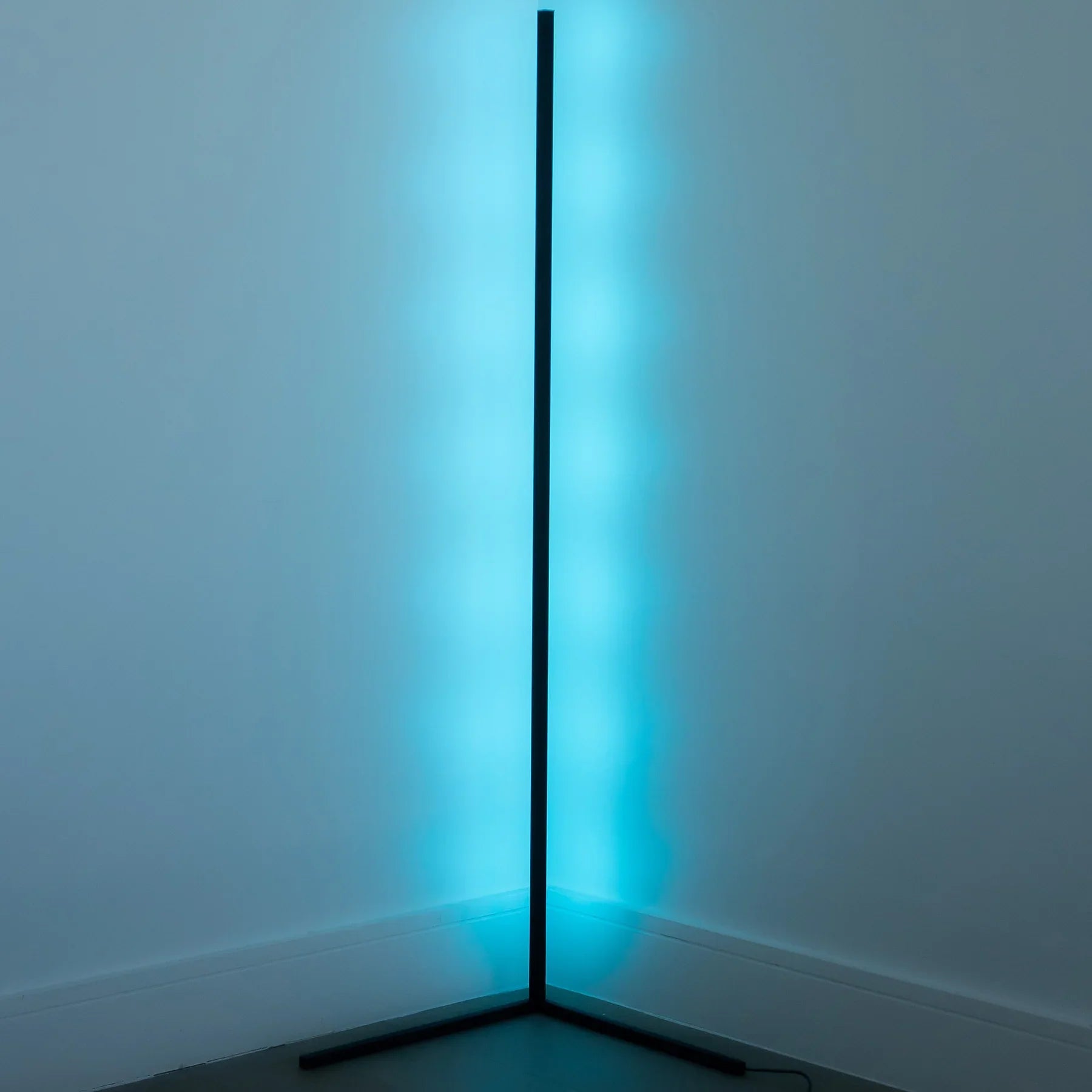 Dimmable LED Corner Floor Lamp with RGB Glow