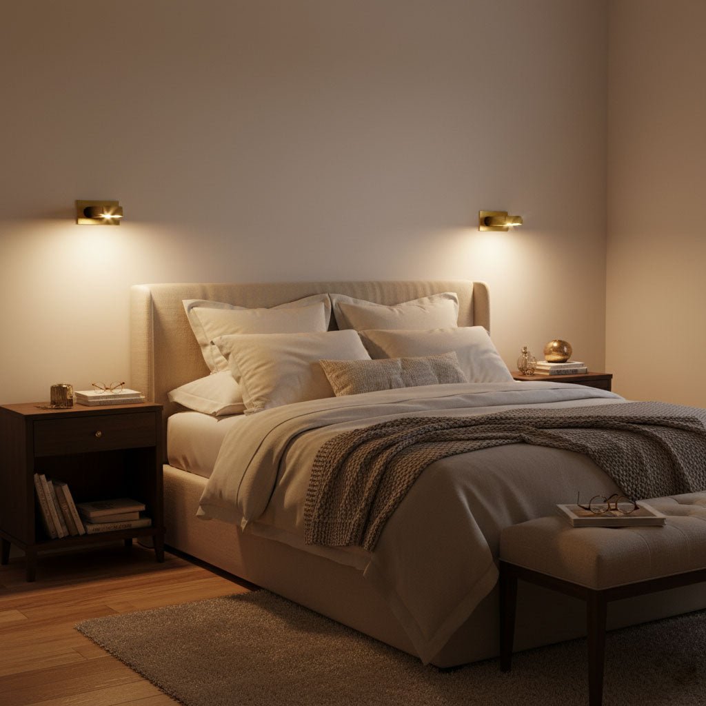 Recessed Rotating Reading Light Bedside Touch