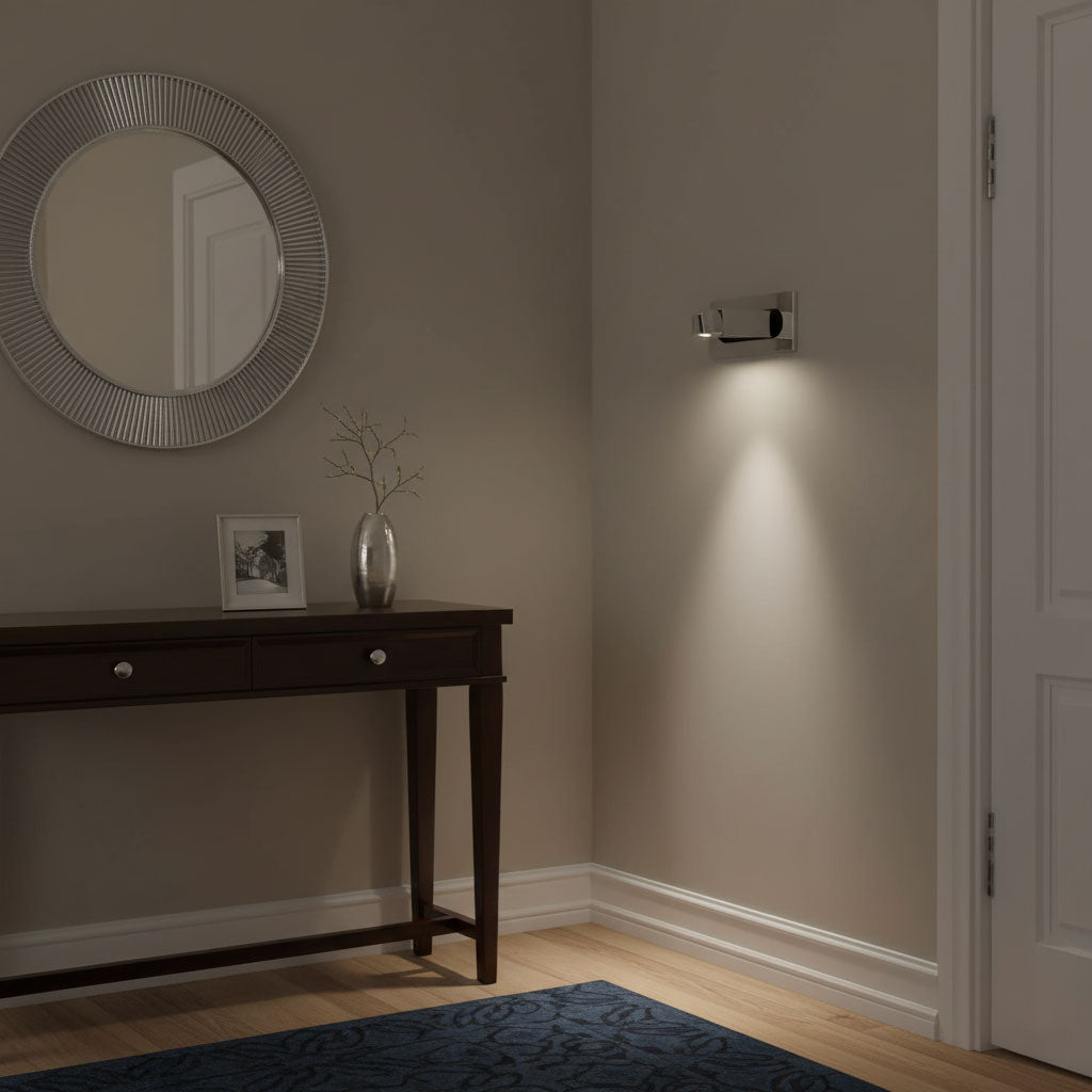 Recessed Rotating Reading Light Bedside Touch