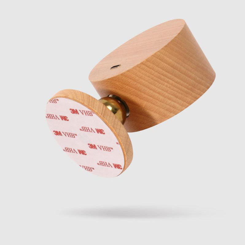 Rechargeable Wooden Rotating LED Wall Sconce