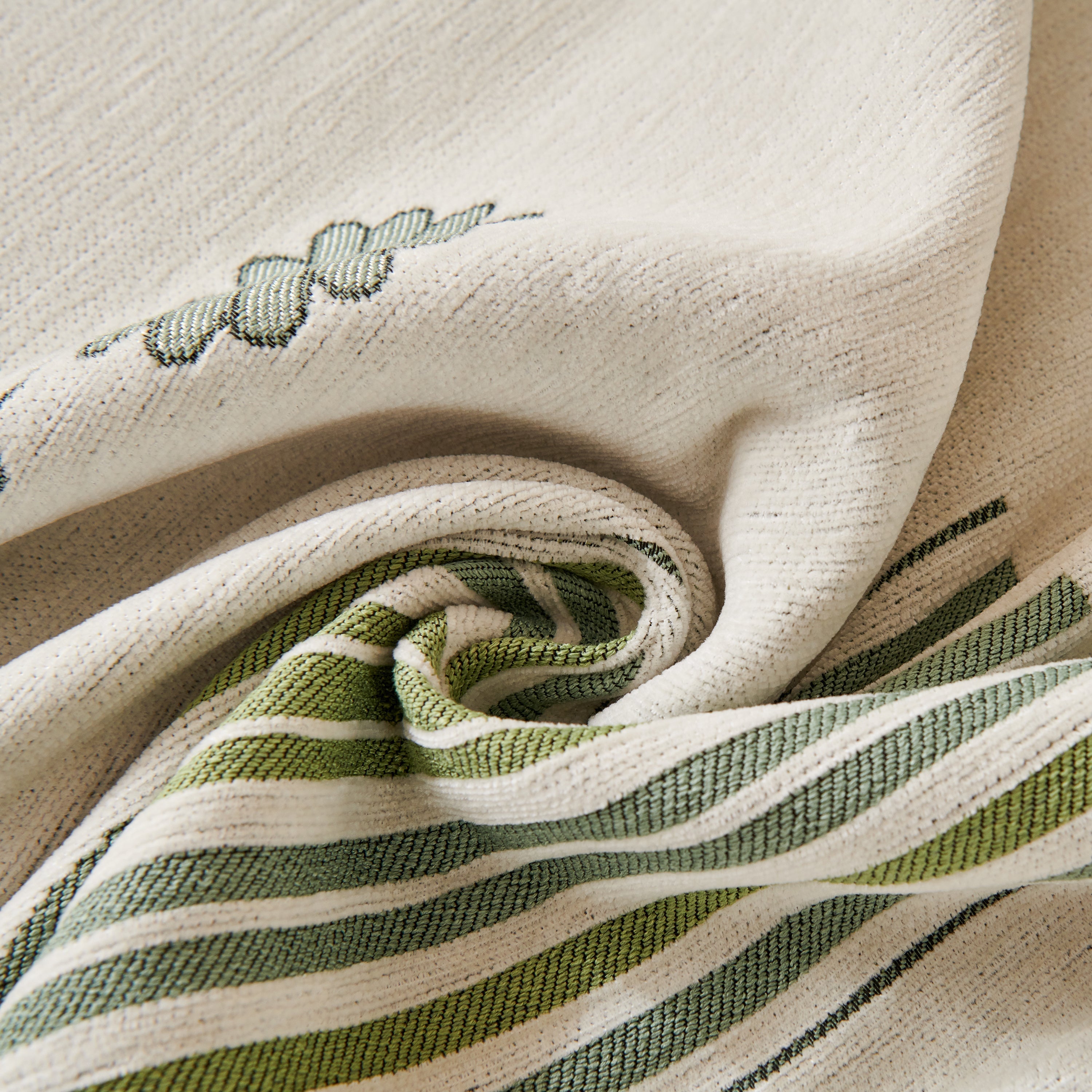 Reversible Chenille Animal Throw with Fringe