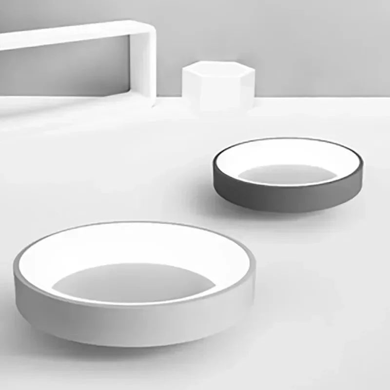 Nordic Round LED Ceiling Light with Soft Halo