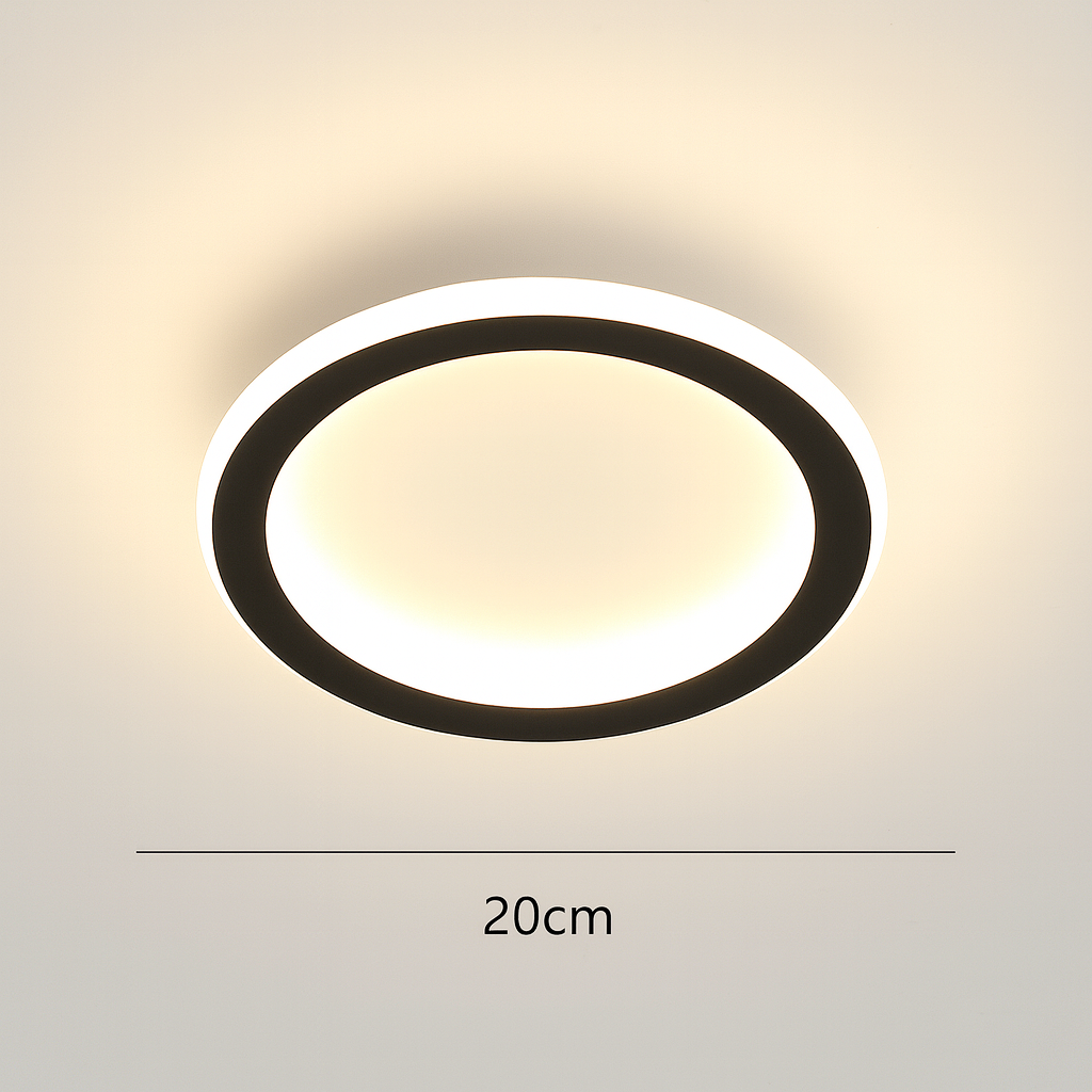 Scandinavian LED Ring Ceiling Light Fixture