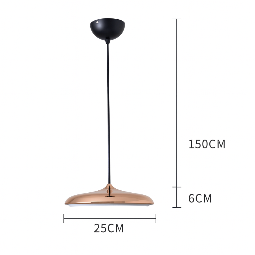 Scandinavian Round LED Pendant Disc Light