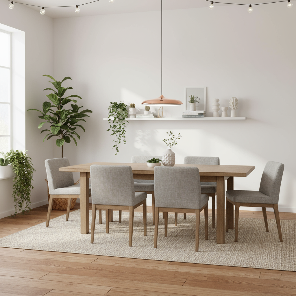 Scandinavian Round LED Pendant Disc Light