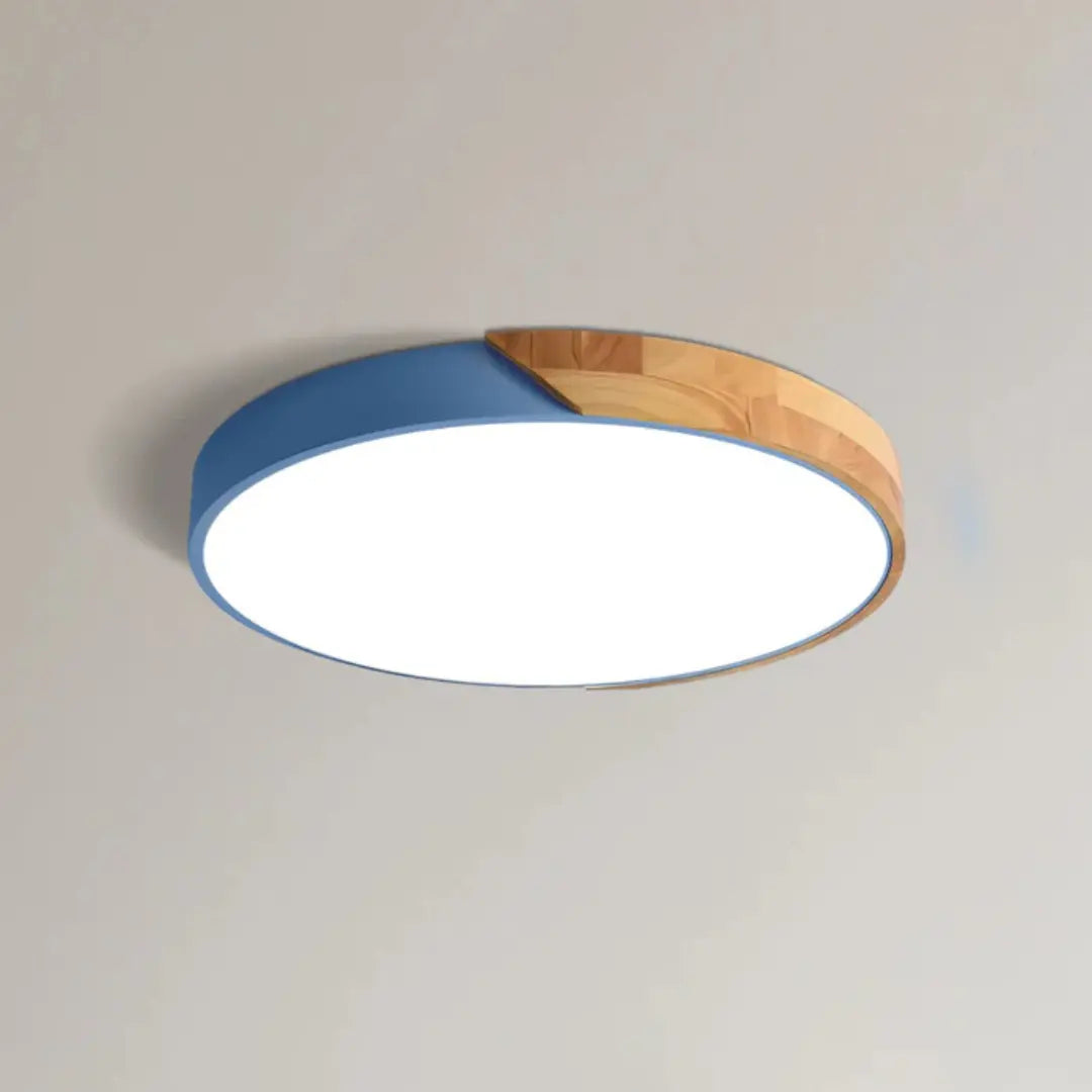 Modern Wood LED Ceiling Light Flush Mount