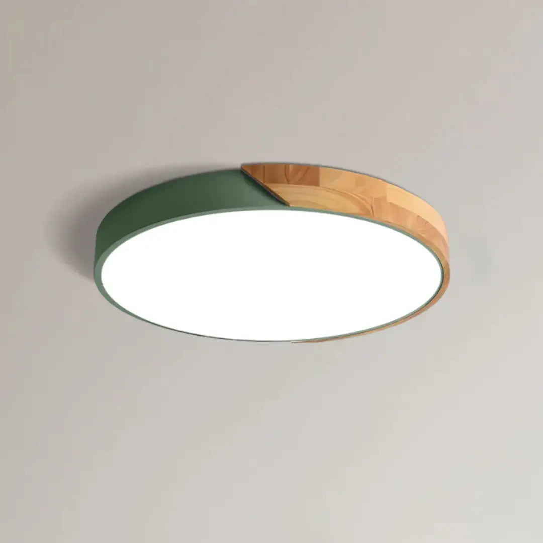Modern Wood LED Ceiling Light Flush Mount