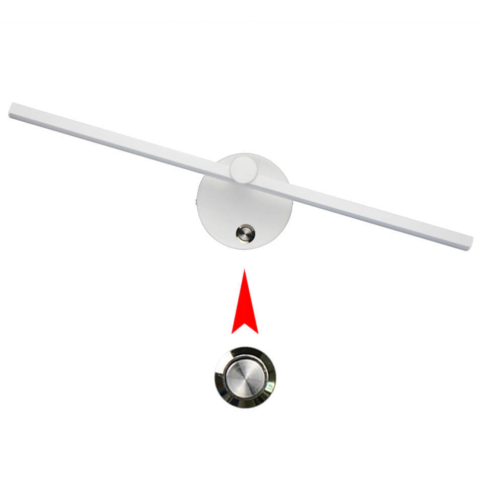 Slim Aluminum Bar LED Wall Light with Switch