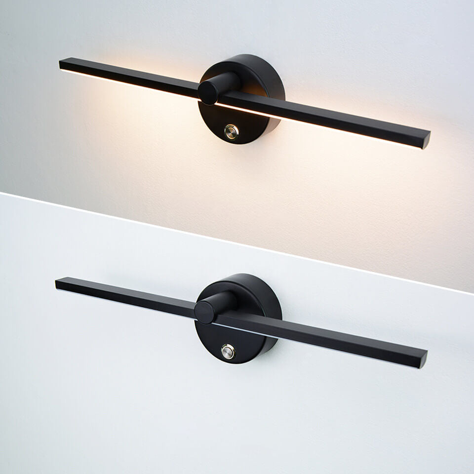 Slim Aluminum Bar LED Wall Light with Switch
