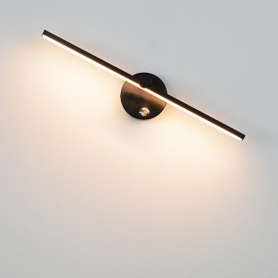 Slim Aluminum Bar LED Wall Light with Switch