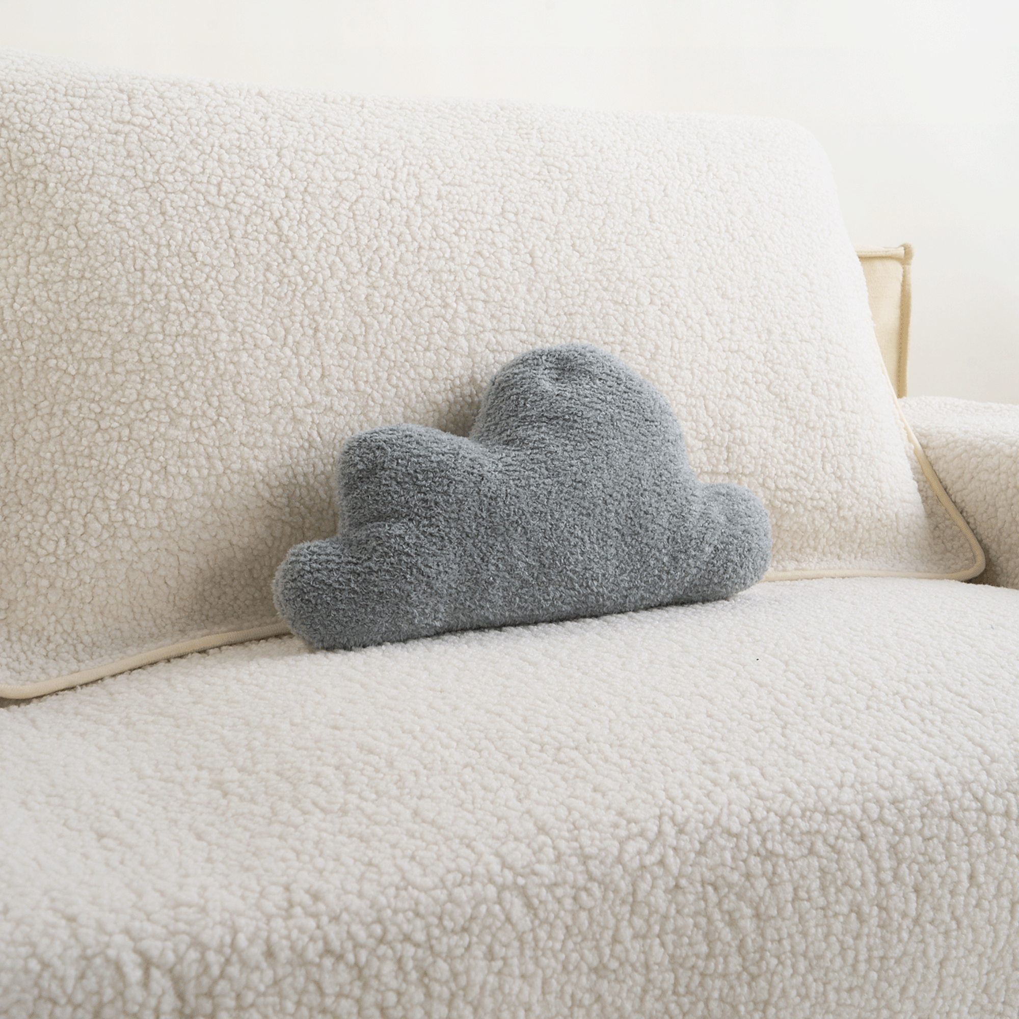 Soft Cloud Shaped Pillow with Plush Texture