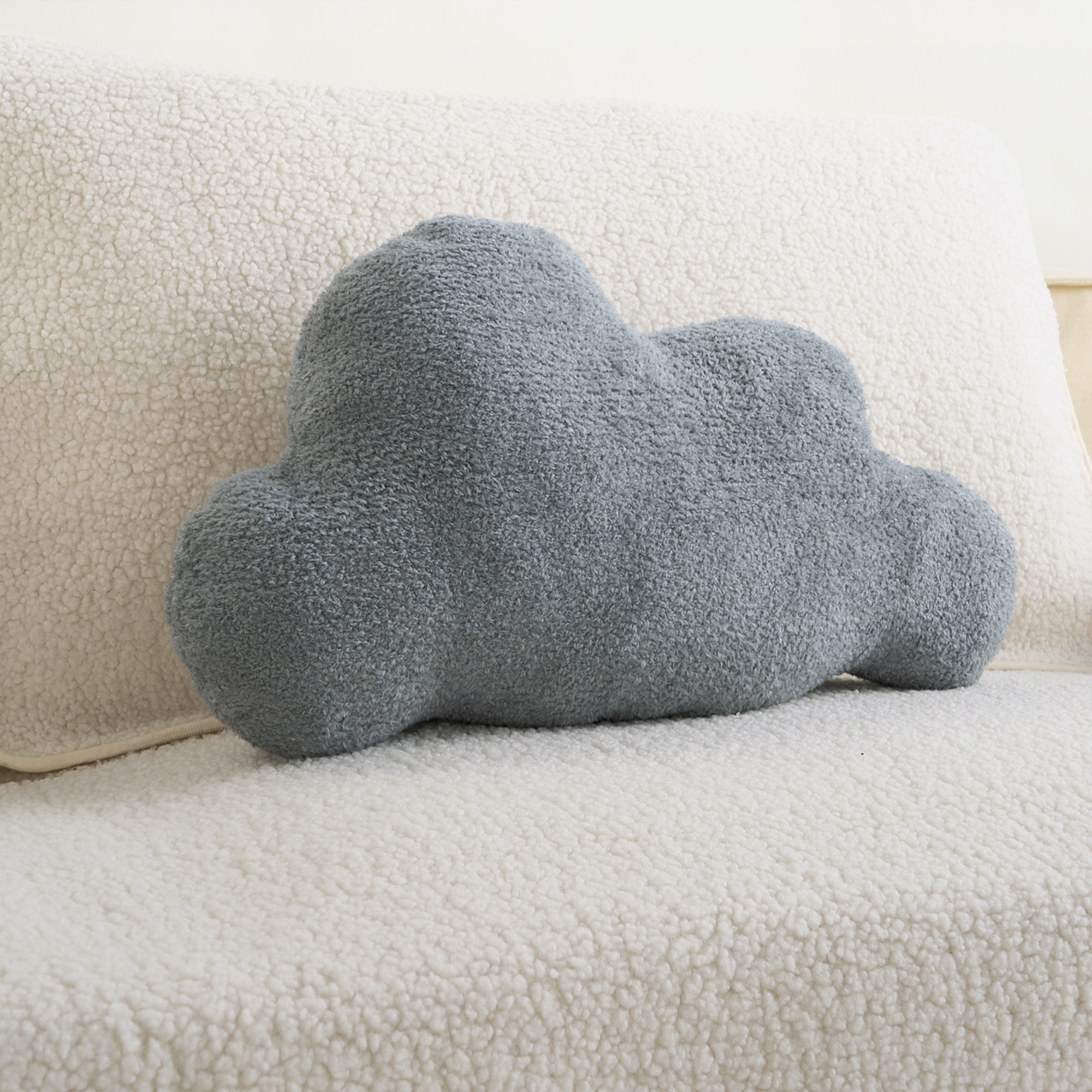 Soft Cloud Shaped Pillow with Plush Texture