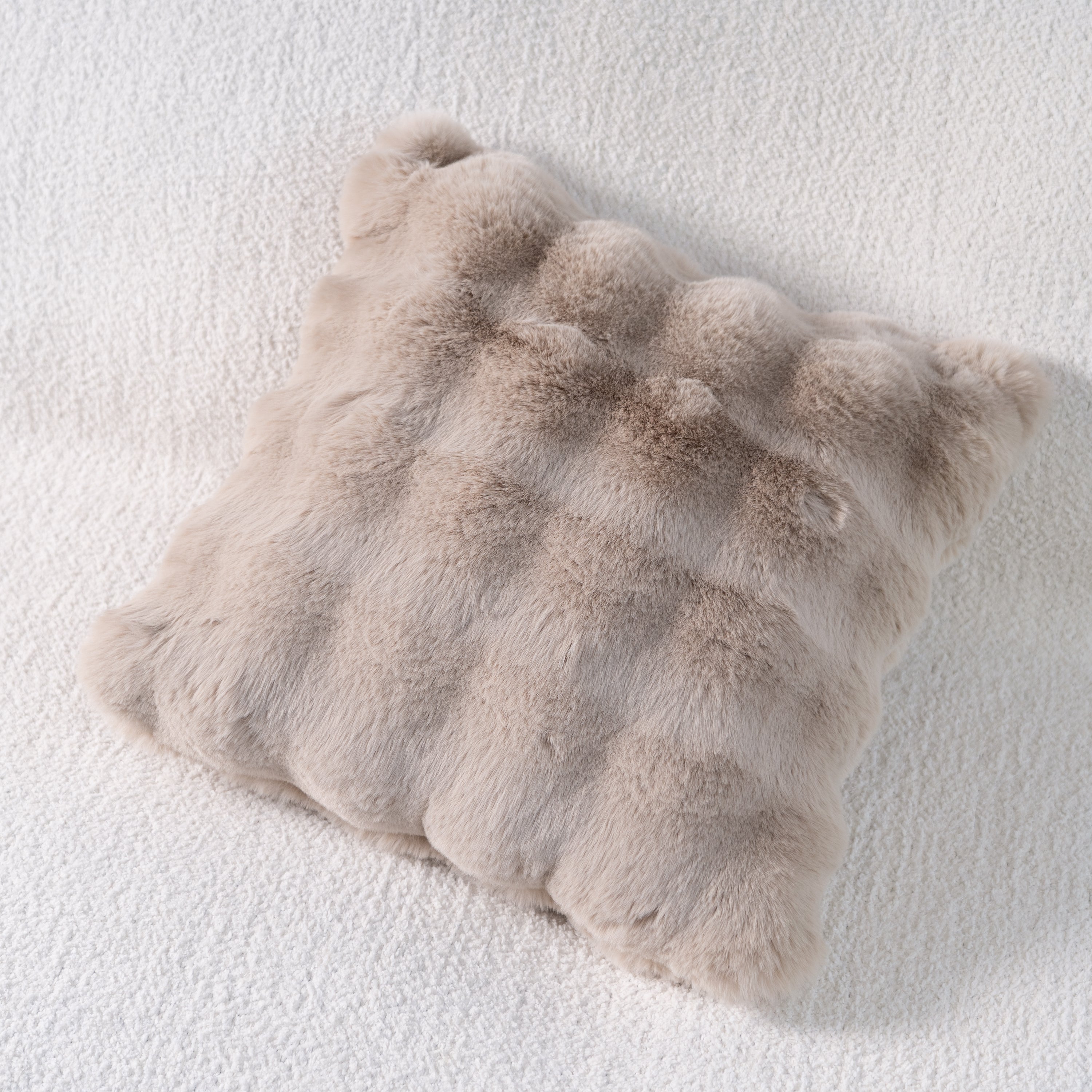 Soft Faux Fur Pillow Cover with Hidden Zipper
