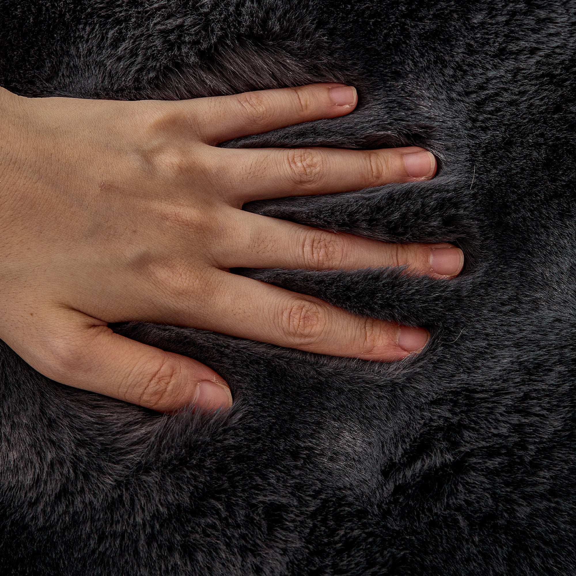 Soft Faux Fur Pillow Cover with Hidden Zipper